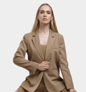 Cable knit cut out one sleeve midi dress in camel